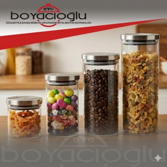 BALSA BLS MKS8512 METAL KPK CAM KAVANOZ 8,5X12 0,45LT