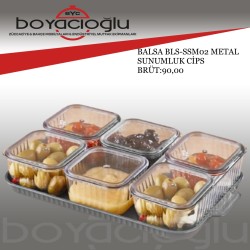 BALSA BLS-PK06 AKRİLİK KAHVALTILIK 6LI