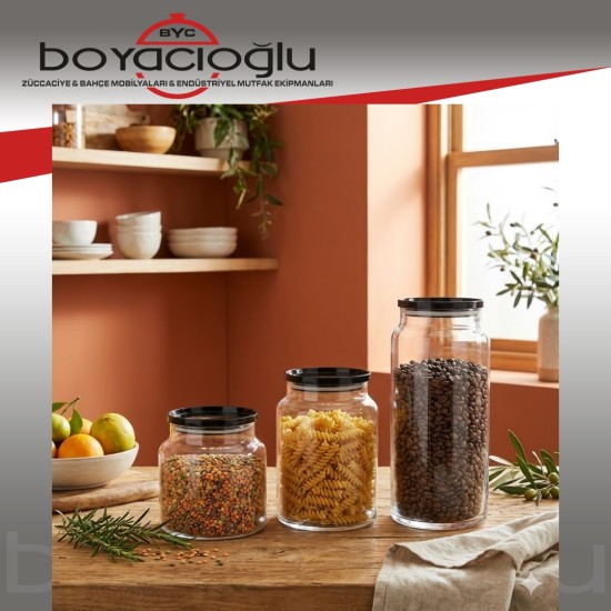 BUENOS BNS-1099 3LÜ CAM KAVANOZ 