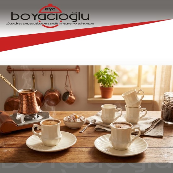 BUENOS ELİT YILDIZ 6LI KAHVE FİNCAN TK.