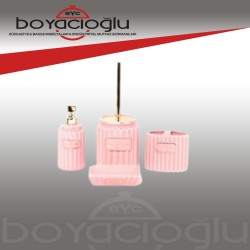 BNY-500326 4PRÇ RENKLİ BANYO SETİ