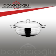 BARON ÇELİK BASIK TENCERE 430 30NO
