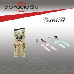 BRNS.13001 ÇOCUK ÇATAL KAŞIK SETİ