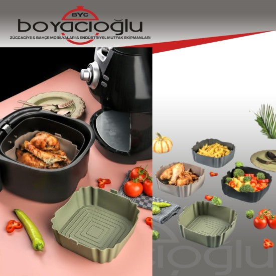 BRNS.50552 SİLİKON AİRFRY PİŞİRME KALIBI BRNS.50552 SİLİKON AİRFRY PİŞİRME KALIBI