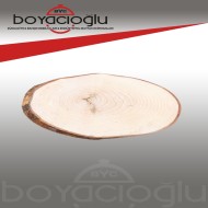 DOĞAL AĞAÇ SUNUM TAHTASI 45CM