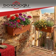 ANTİK BALKON SAKSI BÜYÜK 13LT