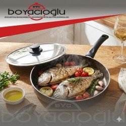 MEHTAP GRANİT BALIK TAVA KPKLI 30CM