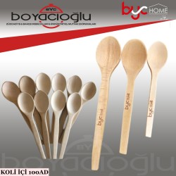 BYC HOME AHŞAP KAŞIK TADIM 27CM 