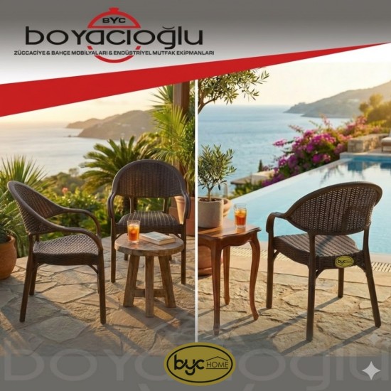 BYC HOME BAMBU KOLTUK-KAHVE