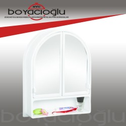 CA-146 2 KAPAK KUBBELİ   BANYO DOLABI