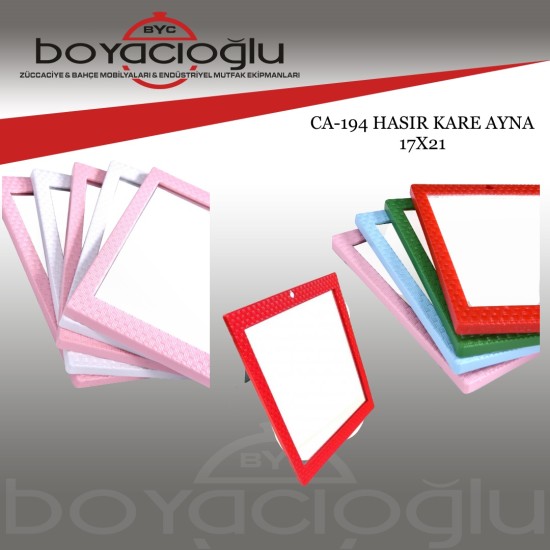 CA-194 HASIR KARE AYNA 17X21