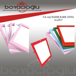 CA-195 HASIR KARE AYNA 12,5X17
