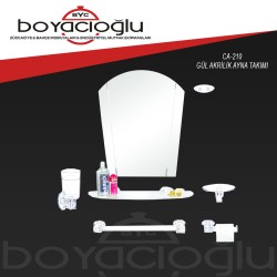 CA-210 KARIŞIK AKRİLİK AYNA TAKIMI