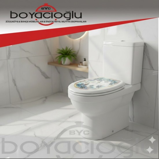 CA-428 PLS KPKLI ALTI SÜNGERLİ KLOZET KAPAK