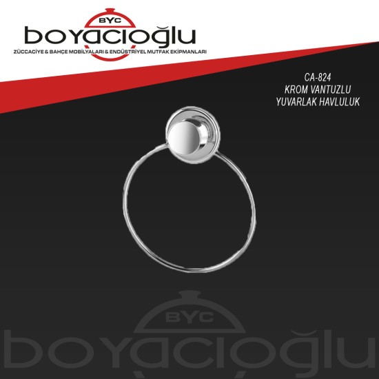CA-824 KROM VANTUZLU YUVARLAK HAVLULUK