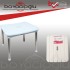 CA-910 DİKDÖRTGEN LAMBİRİ BANYO TABURE 