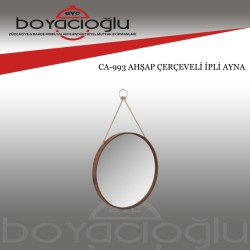 CA-993 AHŞAP ÇERÇEVELİ İPLİ AYNA
