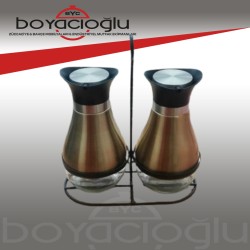 PAÇİ CAM-400466 STANDLI 2Lİ YAĞLIK SİRKELİK