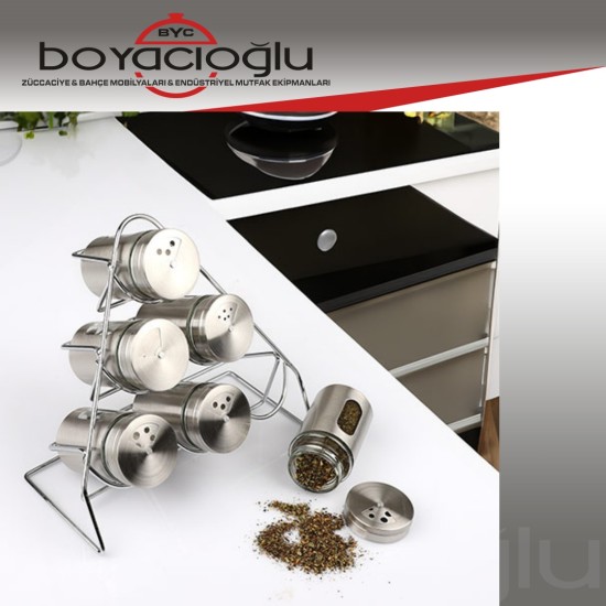 CAM-432 METAL BAHARATLIK 6LI PRAMİT