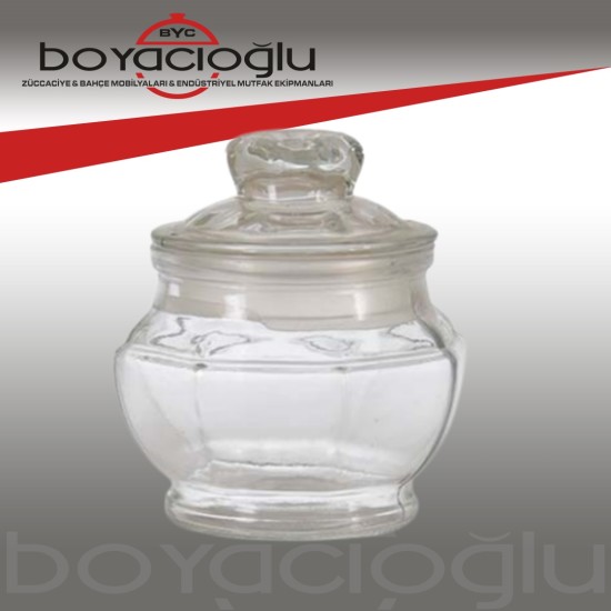 CBHD08-4A16S İPEK CAM KAVANOZ 12X12X13