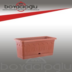 ÇERİ BALKON SAKSISI 3NO 45CM 9LT
