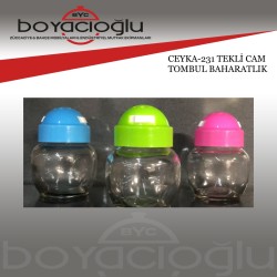 CEYKA-231 TEKLİ CAM TOMBUL BAHARATLIK