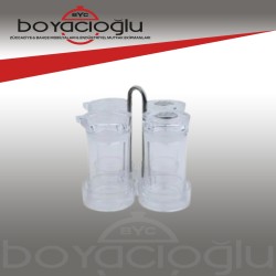 AKRİLİK TUZLUK BİBERLİK YAĞLIK SİRKELİK SETİ