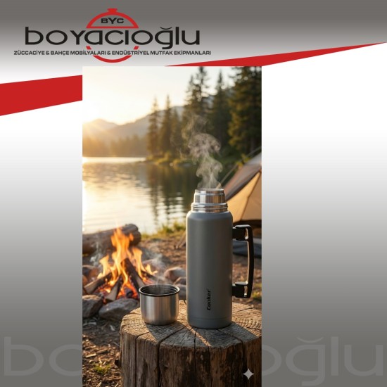 COOKER CKR2083 ÇELİK TERMOS KULPLU 1LT