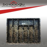 CKR2633 7 BOLMELI BUYUK KASIKLIK SİYAH (50X37)