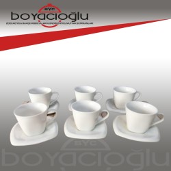 CKR2694 COOKER PORSALEN 6LI KAHVE FİNCAN TK.