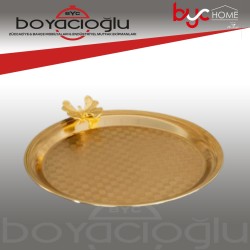 COOKER CKR3269 YUVARLAK KELEBEKLİ SUNUM TEPSİ
