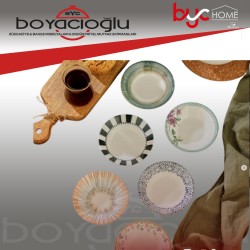COOKER CKR4145 PORS. DESENLİ ÇAY TABAK 6LI