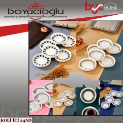 COOKER CKR4150 PORSALEN DESENLİ ÇAY TABAK