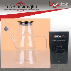 CLKN-2108 GOLD KAPAKLI CAM YAĞLIK