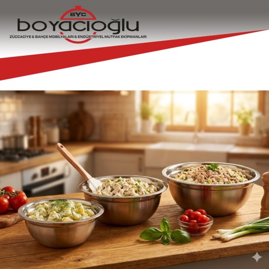 CLKN-2491 MAYONEZ SALATA KASESİ 3000ML 28CM