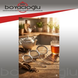 CLKN-758 METAL 3LÜ ÇAY SÜZGEÇ