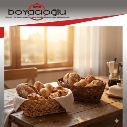 BYCOMO COM-340 RATTAN KARE EKMEK SEPETİ