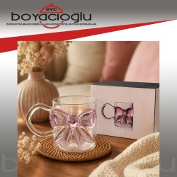 BYCOMO COM-427 FİYONKLU CAM KUPA BARDAK