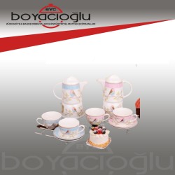 CZG093 PORS 4 PRÇ DEMLİKLİ KAHVE FİNCAN TK
