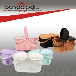 ÖZKALE D-370 ÖRGÜ PİKNİK SEPETİ