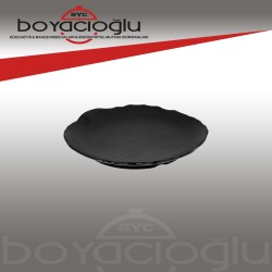D791 DESENLİ MAT 24  CM YUVARLAK SUNUM TABAK