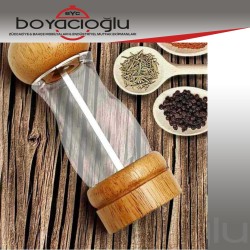 DCAA-160 AKRİLİK AHŞAP BİBER DEĞİRMENİ 16CM