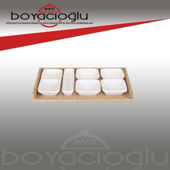 DD3427 BAMBU TEPSİLİ SOSLUK ÇEREZLİK DD3427 BAMBU TEPSİLİ SOSLUK ÇEREZLİK