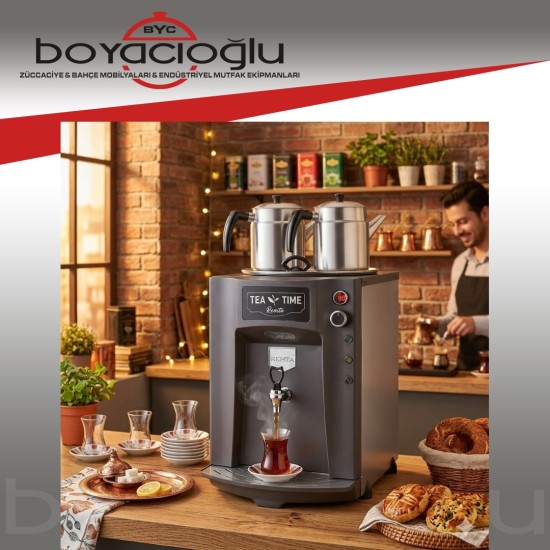 REMTA DE11 2 DEMLİKİ JUMBO ÇAY MAKİNESİ ŞAMANDIRALI