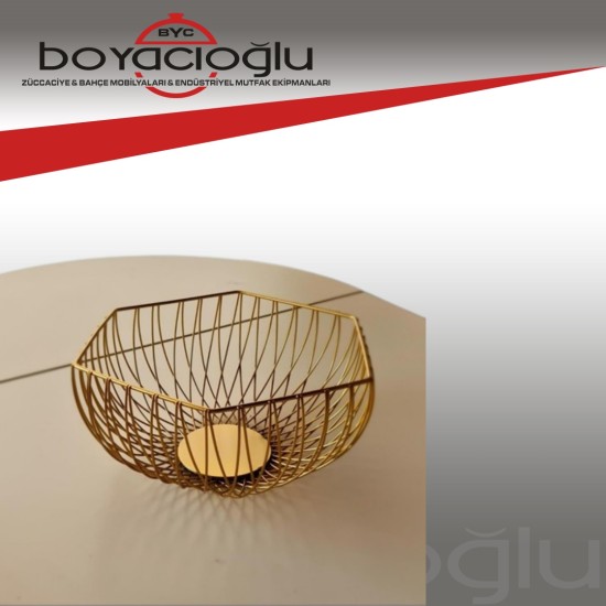 ÇİFTÇİLER DH18005B METAL SEPET MEYVELİK ÇİFTÇİLER DH18005B METAL SEPET MEYVELİK