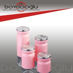 KOSOVA DK-075 METAL 4LÜ KAVANOZ SETİ