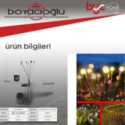 DMR-4542 SOLAR LED ÇİÇEK LAMBA 2Lİ