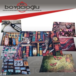 KAPI PASPASI DİJİTAL RENKLİ 45X70