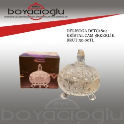 DELISOGA DSTG1804 KRİSTAL CAM ŞEKERLİK