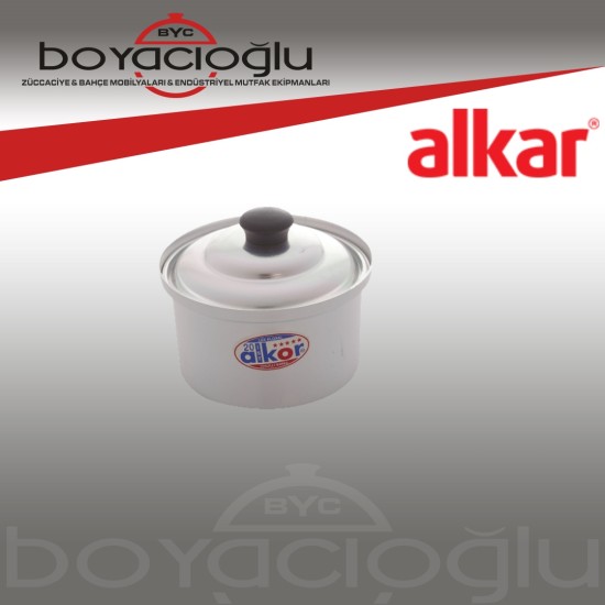 ALKAR ELOKSAL DÜZ TENCERE 40NO